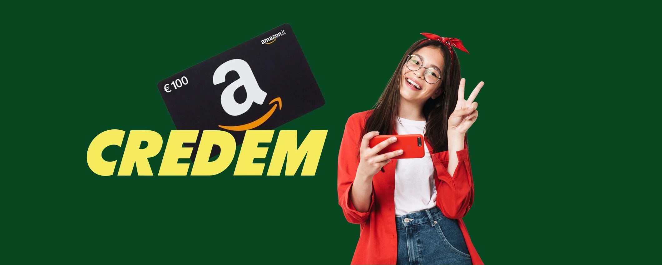 Credem Link: guadagna fino a 100€ in buoni Amazon