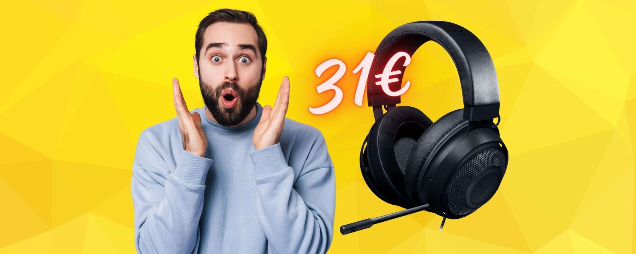 Cuffie da Gaming con microfono a PREZZO REGALO, solo 31€