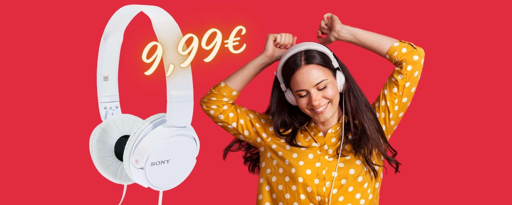 Cuffie Sony a PREZZO BOMBA solo su Amazon, 9,99€ ADESSO