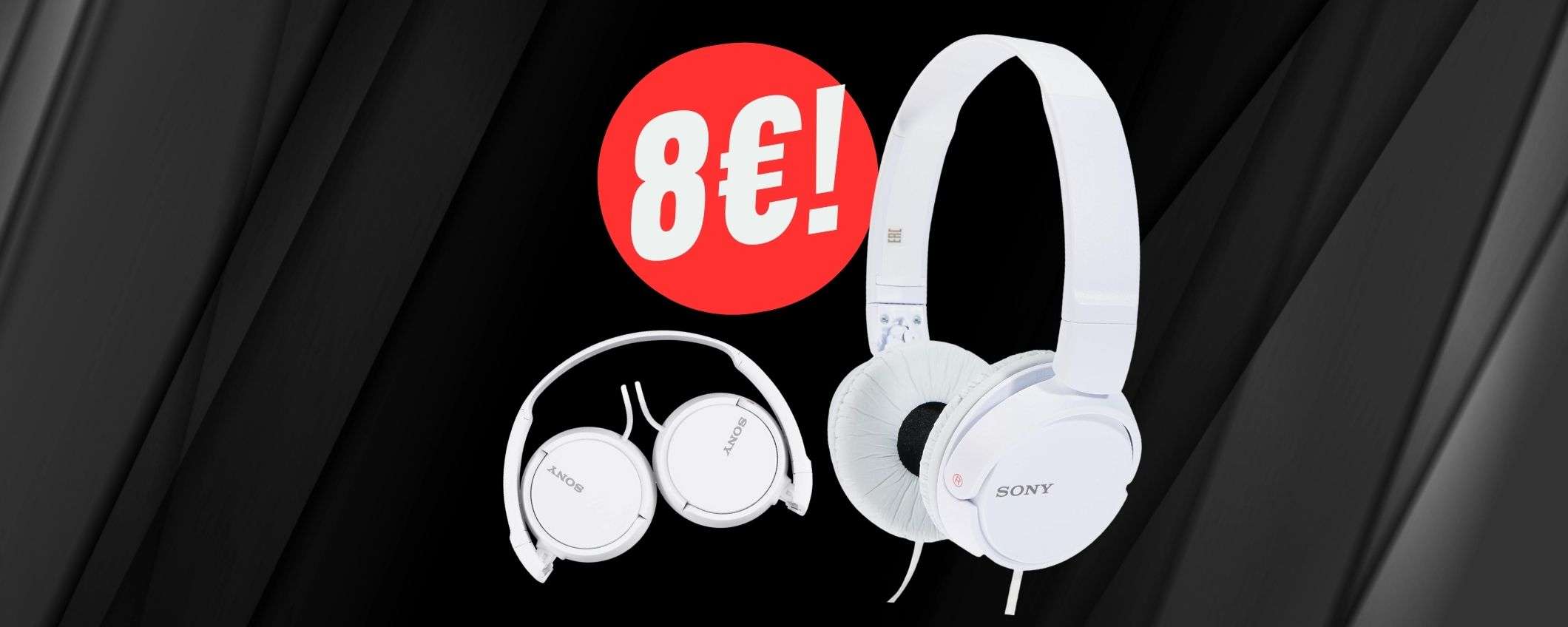 Torna indietro nel tempo con 8€ grazie alle CUFFIE Sony col cavo!