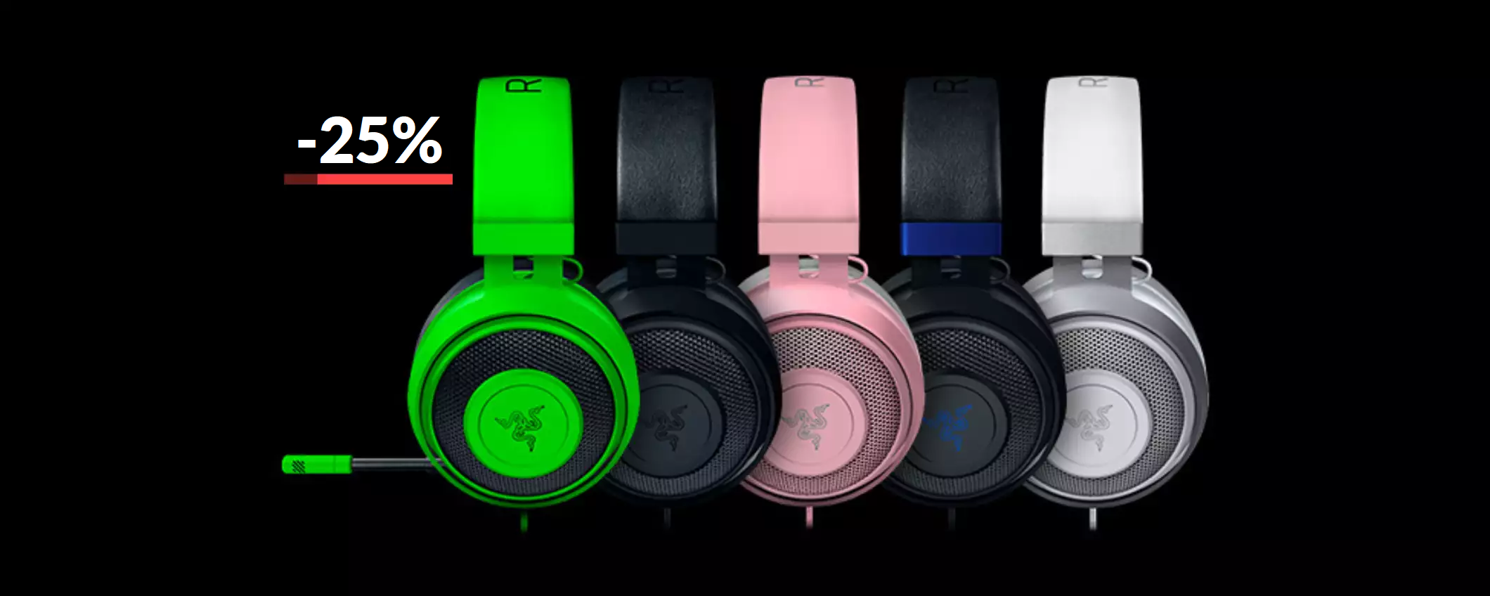 Cuffie Razer da gaming al prezzo più basso di sempre: solo 45€