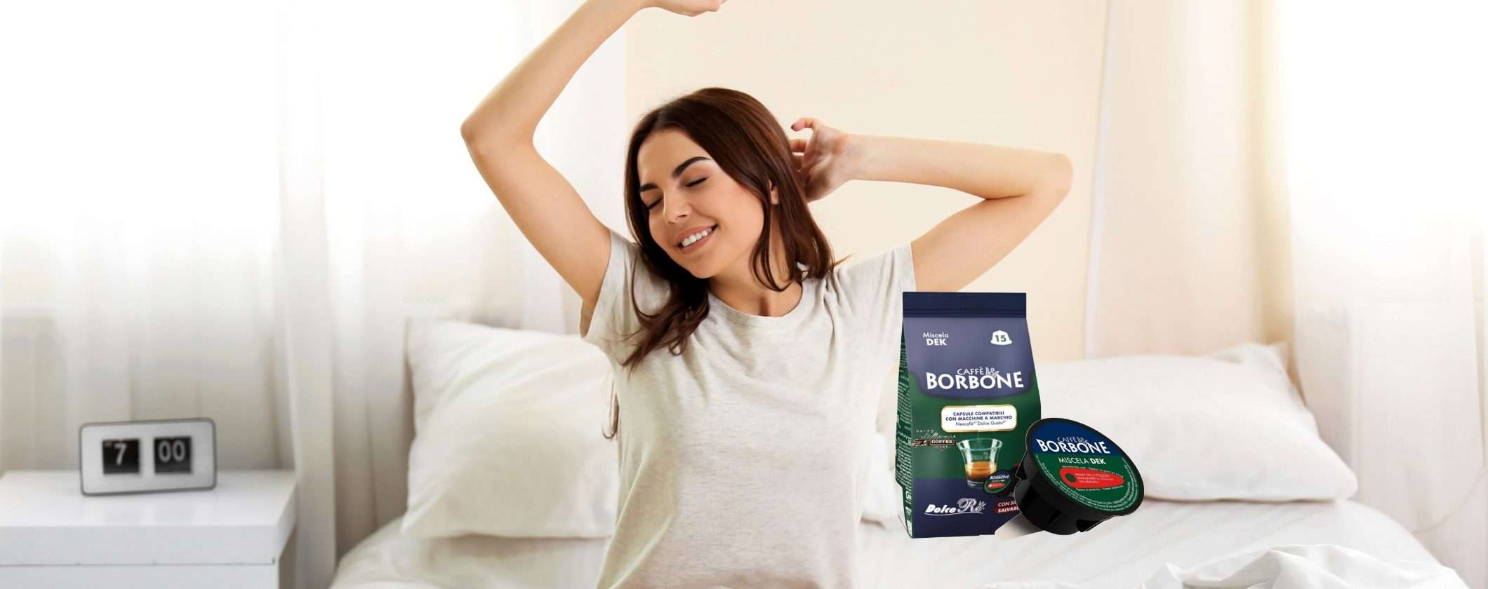 Dormi alla grande bevendo caffè con le Capsule DEK Caffè Borbone Dormi alla grande bevendo caffè con le Capsule DEK Caffè Borbone