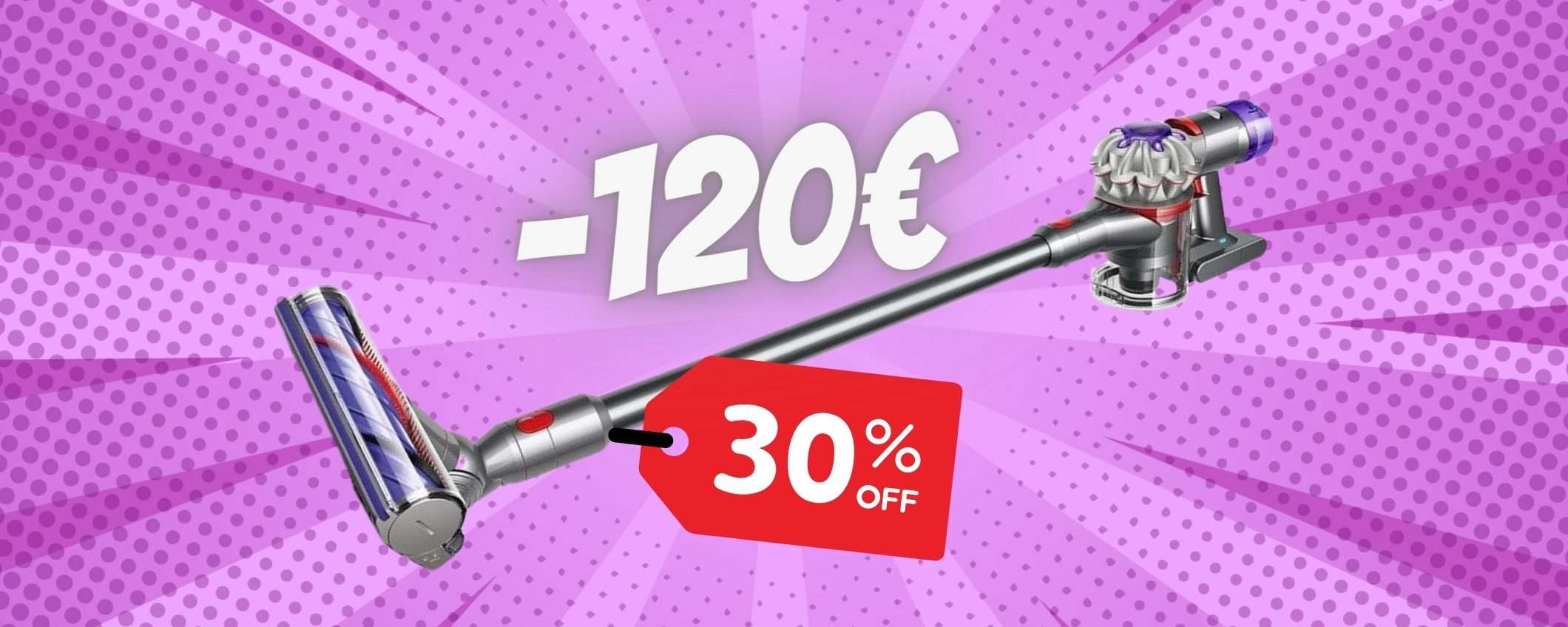 Dyson V8 su eBay a 120€ in MENO: da prendere al VOLO (-30%) Dyson V8 su eBay a 120€ in MENO: da prendere al VOLO (-30%)