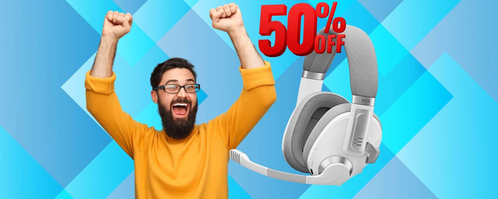 EPOS H3Pro: cuffie da gioco a METÀ PREZZO per la Gaming Week di Amazon EPOS H3Pro: cuffie da gioco a METÀ PREZZO per la Gaming Week di Amazon