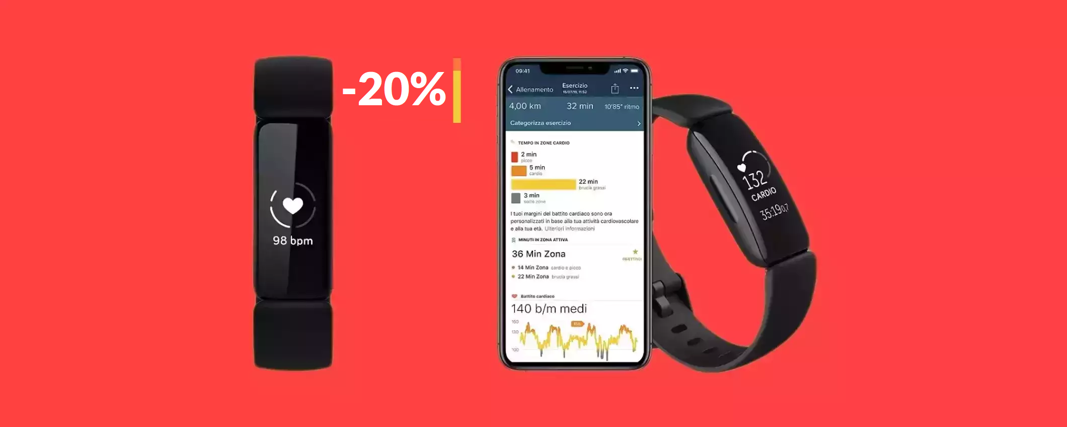 Fitbit Inspire 2 a soli 79€: monitoraggio h24 di salute, sonno e sport Fitbit Inspire 2 a soli 79€: monitoraggio h24 di salute, sonno e sport