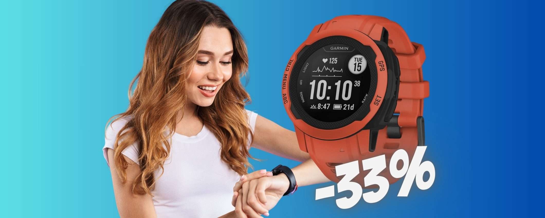 Garmin Instinct 2S: smartwatch Rugged con 21gg di autonomia al 33% Garmin Instinct 2S: smartwatch Rugged con 21gg di autonomia al 33%