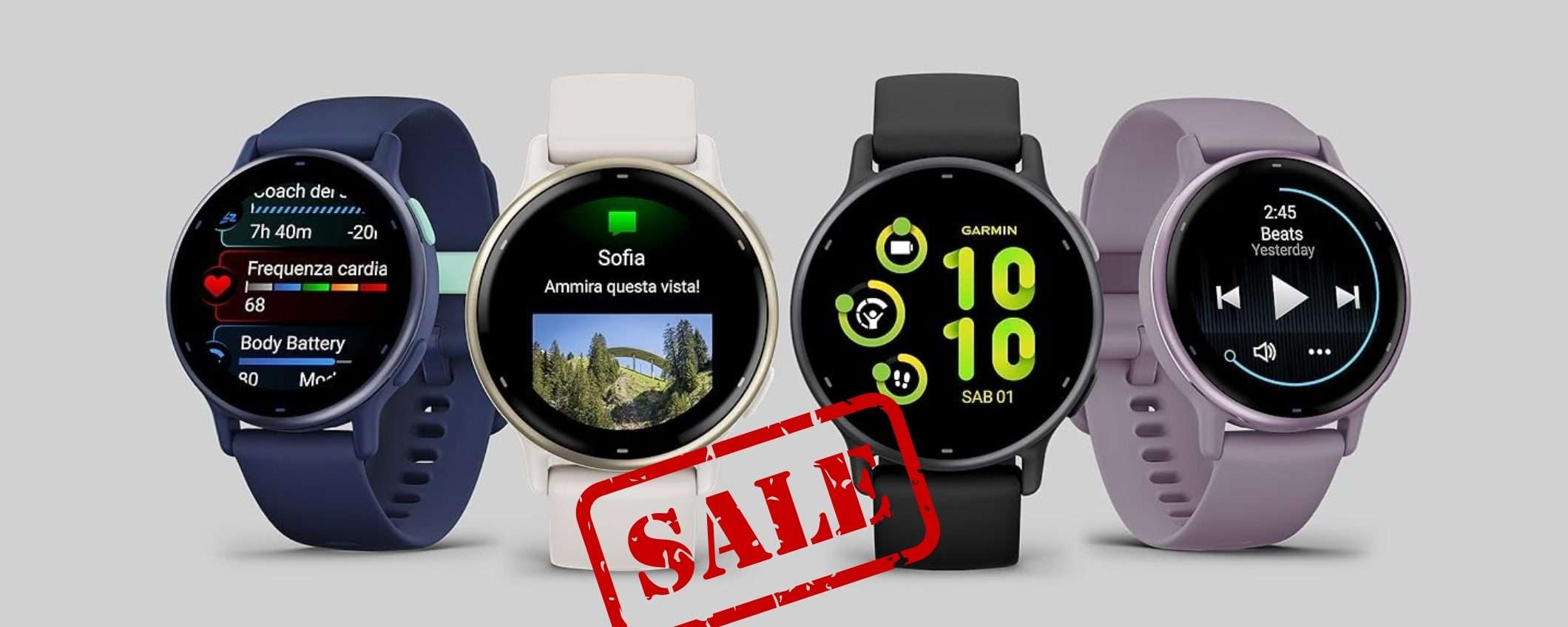 Garmin vívoactive 5 da 42mm, +30 profili sport, GPS e musica (-50€) Garmin vívoactive 5 da 42mm, +30 profili sport, GPS e musica (-50€)