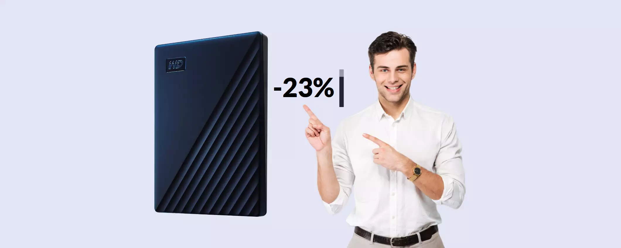 Hard disk esterno 2TB per Mac al MINIMO storico: già tuo con 90€