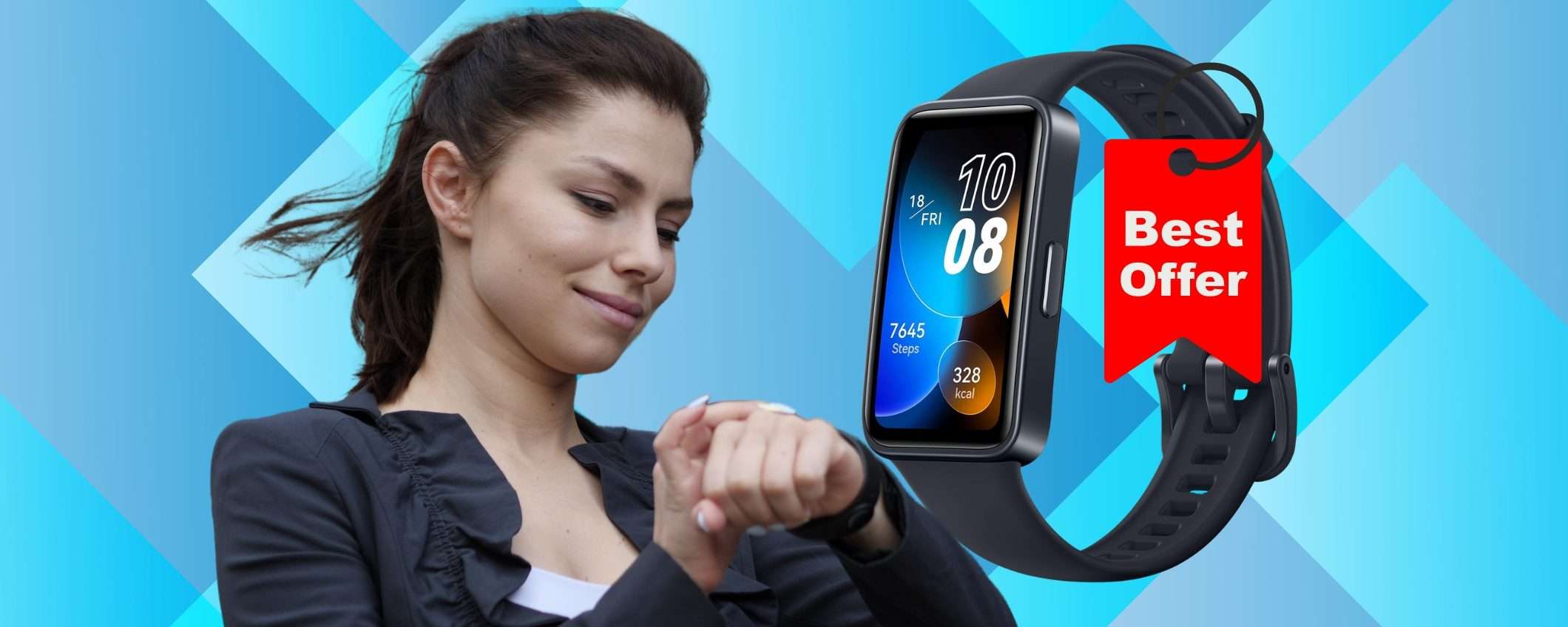 Huawei Band 8 al PREZZO più BASSO del WEB: su Amazon è tuo a 39€