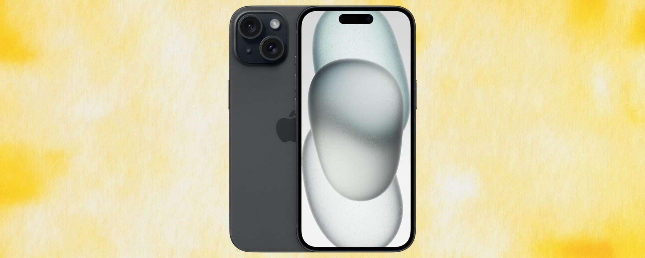 iPhone 15: nuovo SCONTO RECORD su Amazon, lo paghi 210€ in meno iPhone 15: nuovo SCONTO RECORD su Amazon, lo paghi 210€ in meno