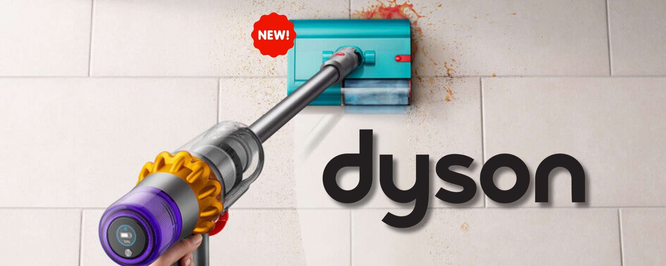 NUOVO Dyson V15s Detect Submarine, aspirapolvere NO fili che LAVA, sconto