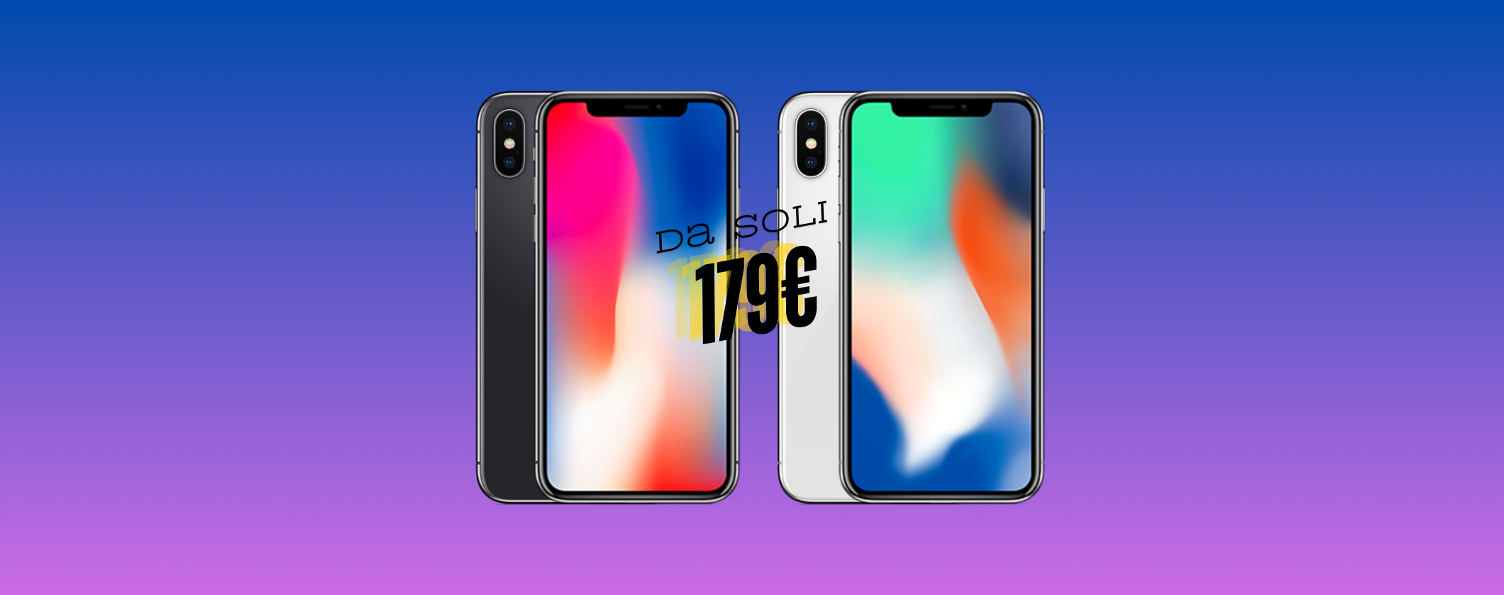 iPhone X: GRANDE RITORNO a soli 179€ ricondizionato su eBay iPhone X: GRANDE RITORNO a soli 179€ ricondizionato su eBay