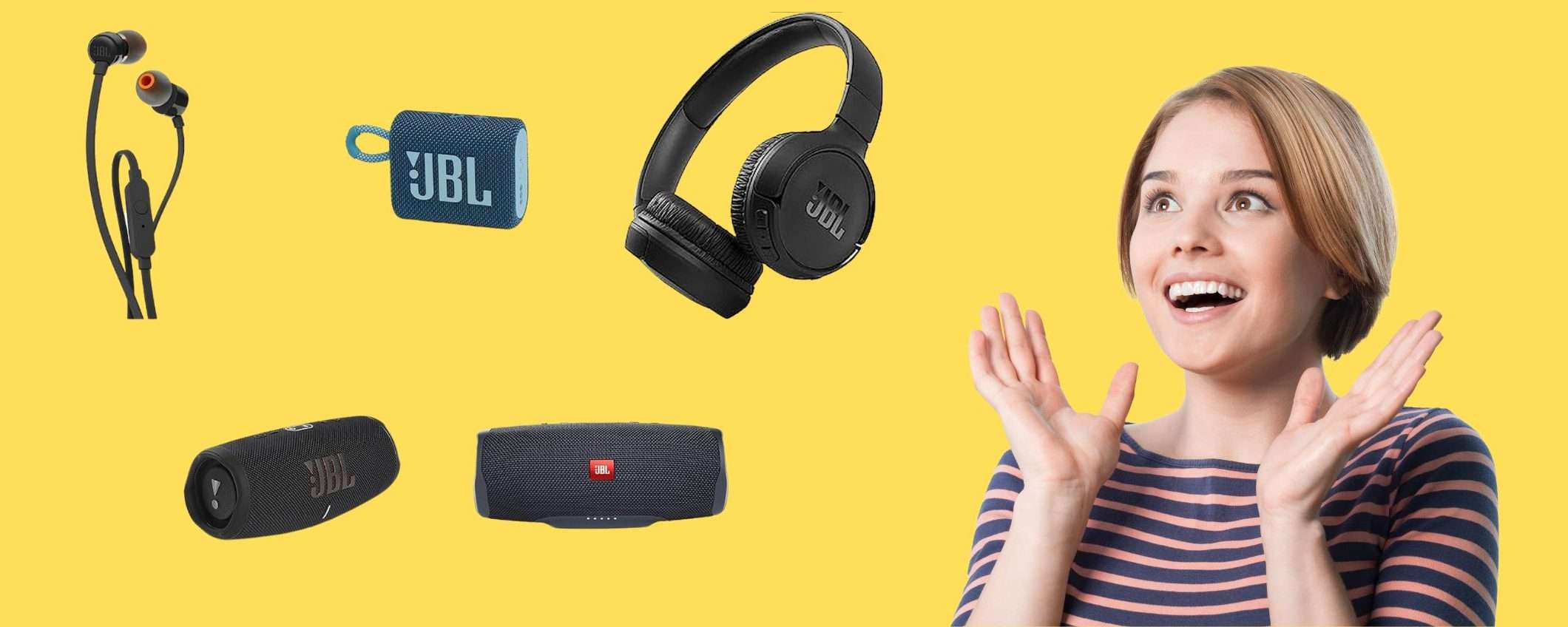 Amazon svende i prodotti JBL: speaker, cuffie e auricolari a prezzi stracciati Amazon svende i prodotti JBL: speaker, cuffie e auricolari a prezzi stracciati