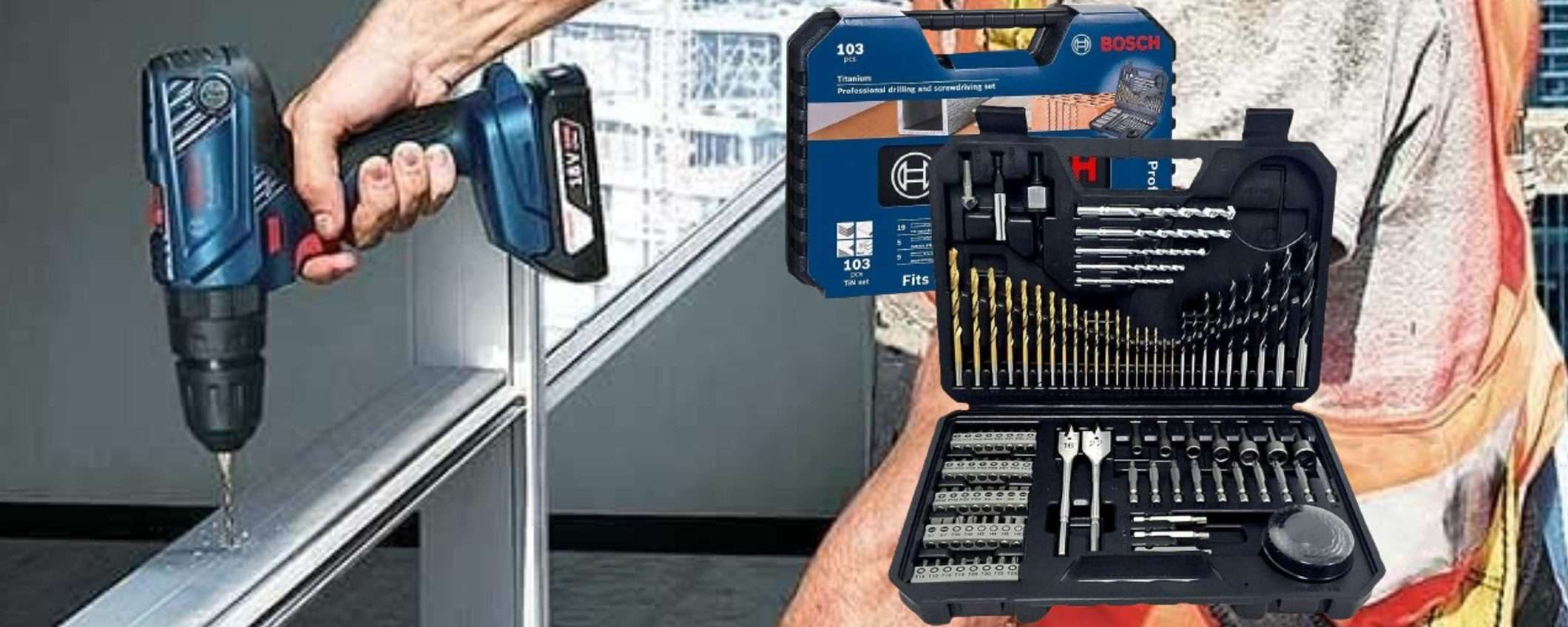 Bosch PROFESSIONAL su Amazon: mega kit 103 in 1 con valigetta a 22€ (-41%) Bosch PROFESSIONAL su Amazon: mega kit 103 in 1 con valigetta a 22€ (-41%)
