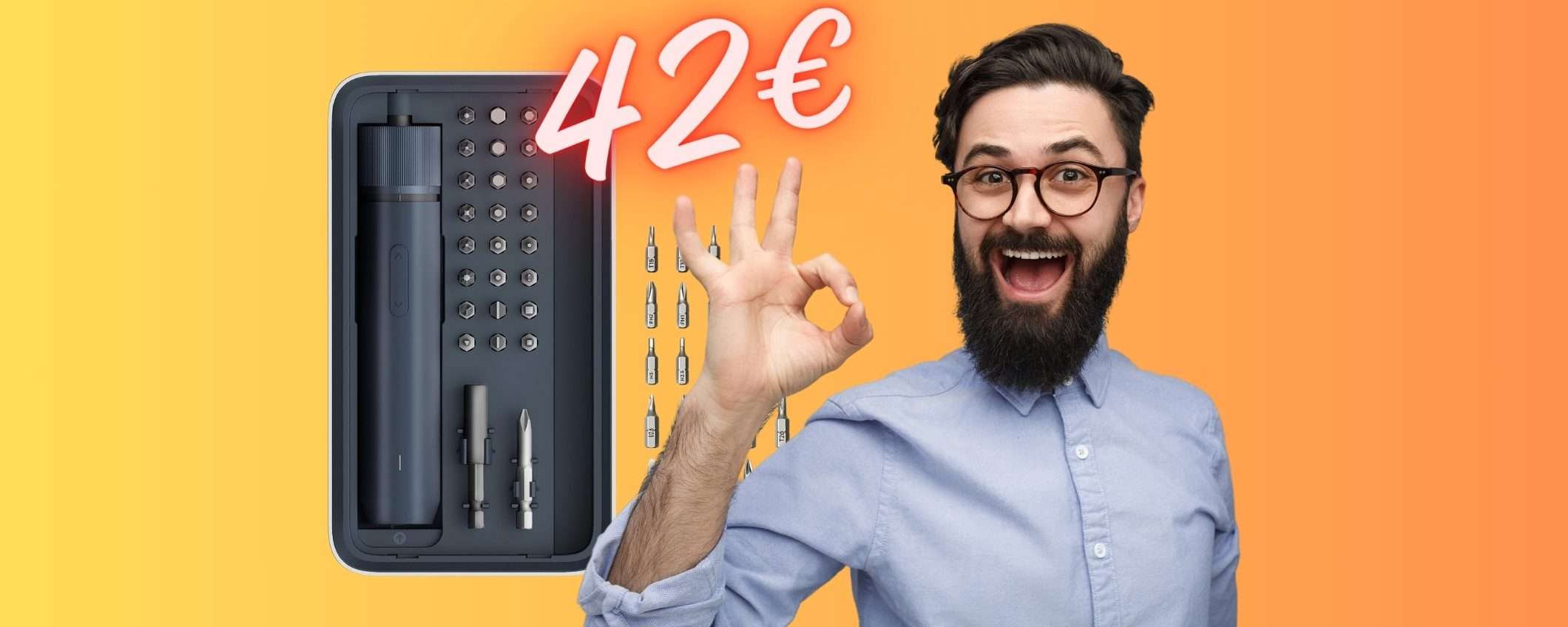 Kit di cacciaviti elettrici a POCHISSIMO in OFFERTA a TEMPO (42€) Kit di cacciaviti elettrici a POCHISSIMO in OFFERTA a TEMPO (42€)