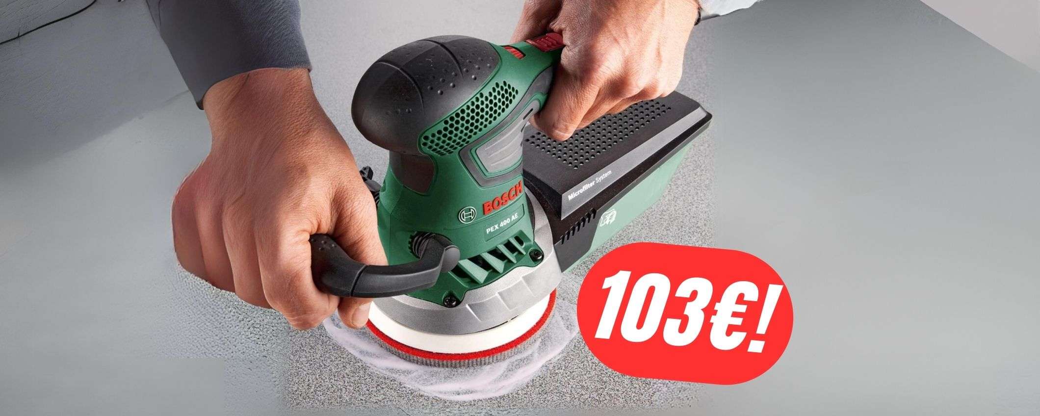 La levigatrice Bosch scontata di -45€ è da prendere! La levigatrice Bosch scontata di -45€ è da prendere!
