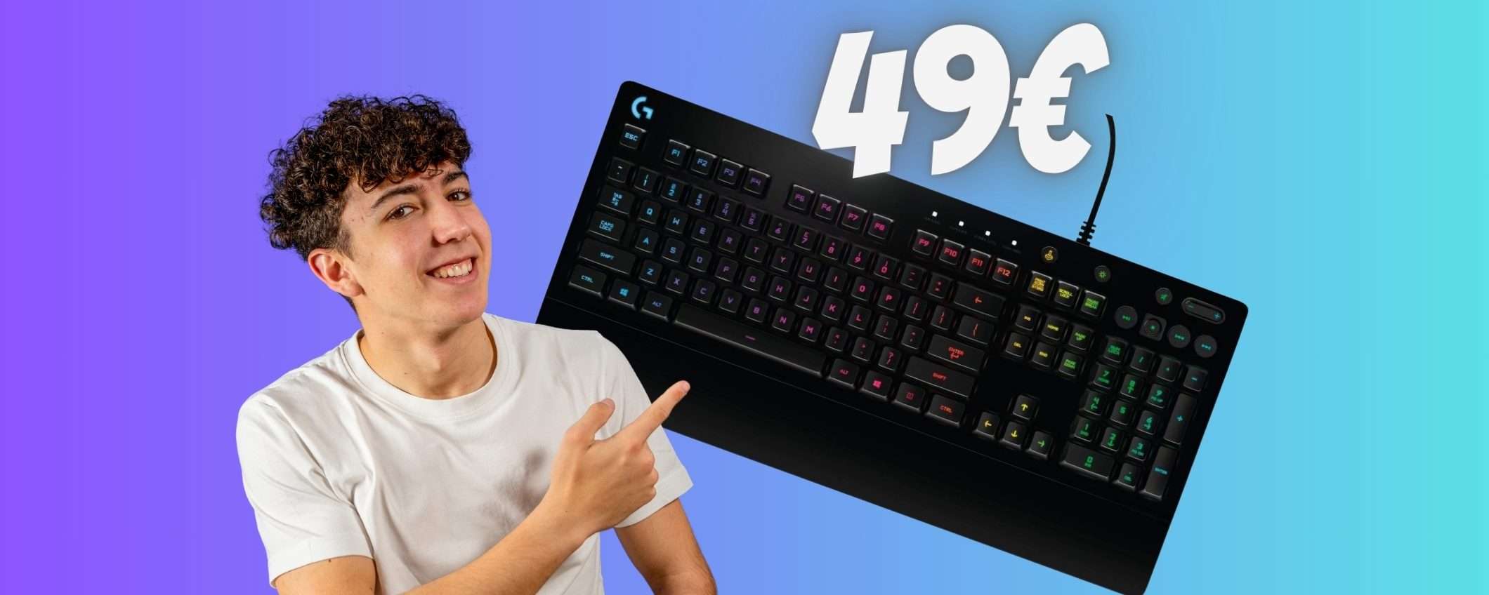 Logitech G213 Prodigy: tastiera da gaming PREMIUM a costo basso (49€) Logitech G213 Prodigy: tastiera da gaming PREMIUM a costo basso (49€)