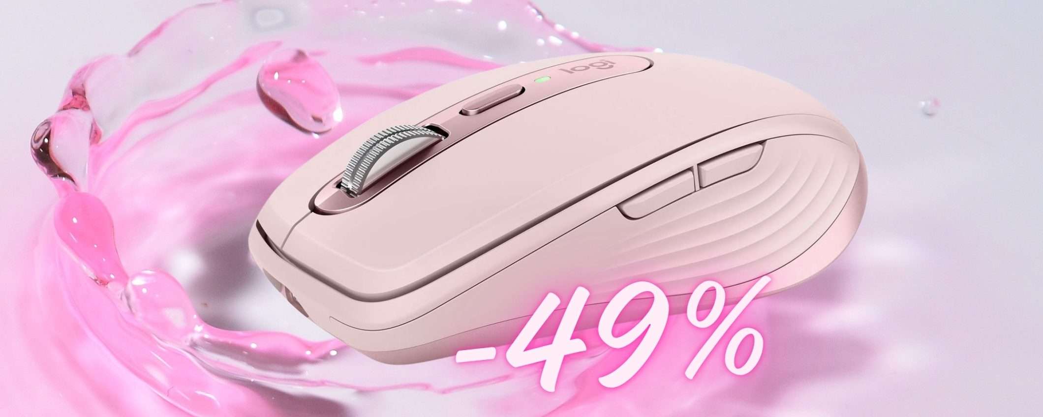 Logitech MX Anywhere 3: mouse wireless SENZA RIVALI in PROMO al 49%