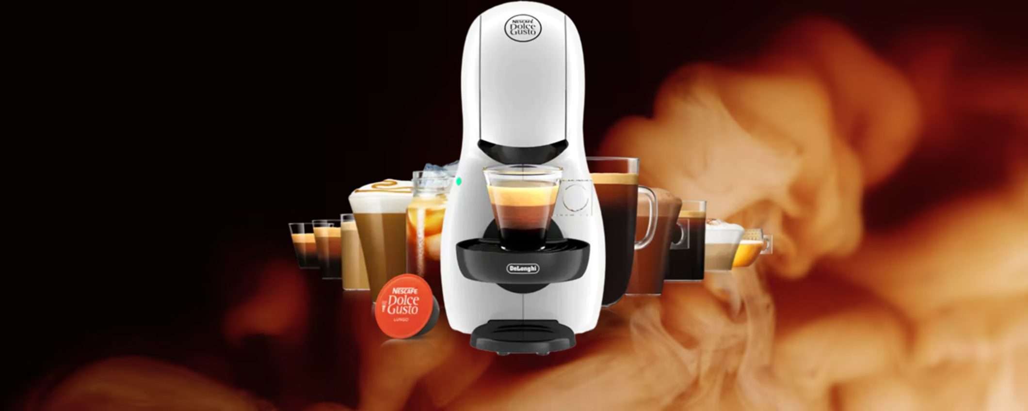 Macchina da caffè De'Longhi Piccolo XS in super offerta a 55,99 euro da MediaWorld