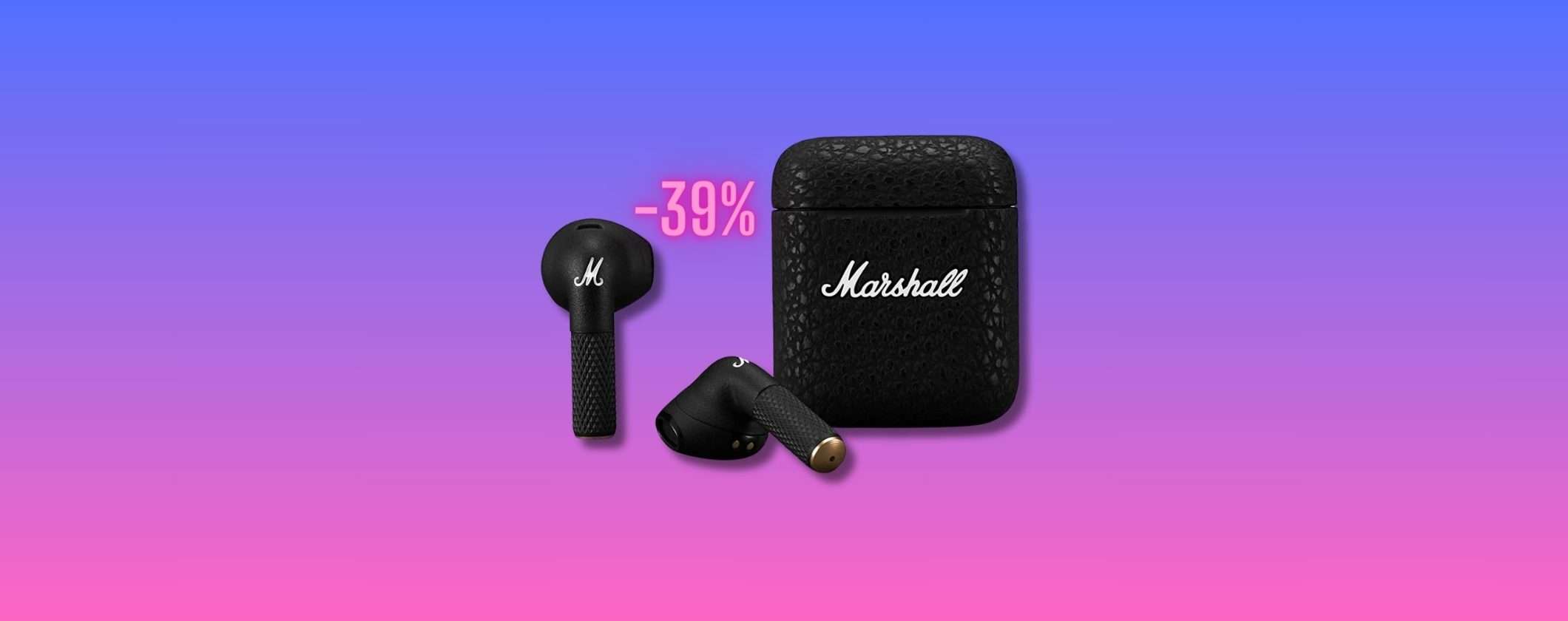 Marshall Minor III: gli auricolari PERFETTI oggi sono LOW COST Marshall Minor III: gli auricolari PERFETTI oggi sono LOW COST