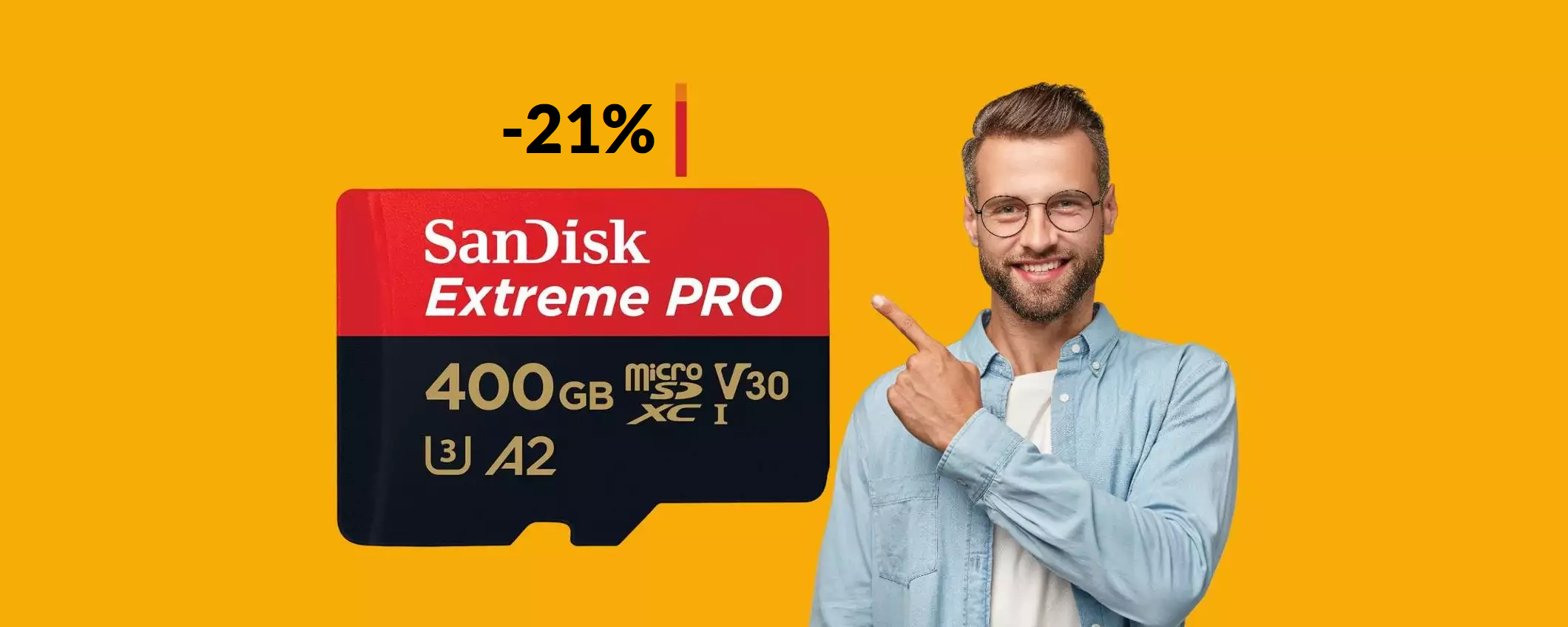 MicroSD 400GB: oggi SanDisk SVENDE questo portento a soli 78€