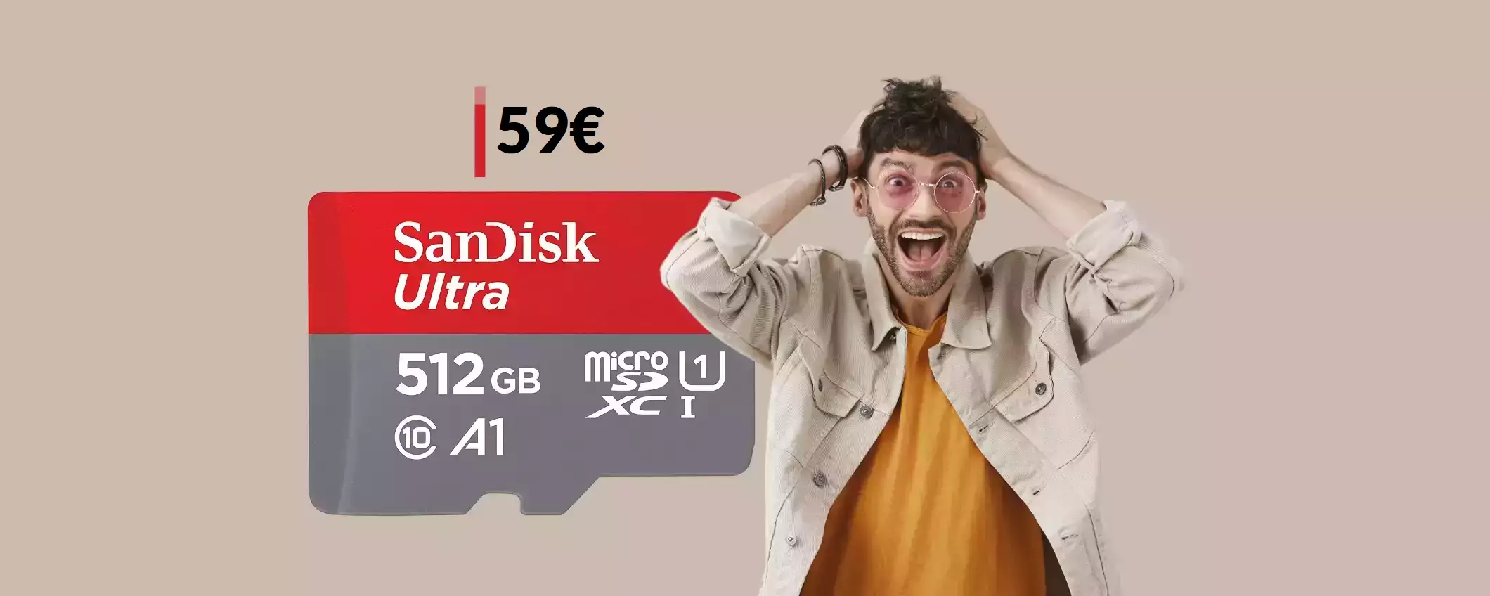 MicroSD SanDisk 512GB: la più veloce spendendo solamente 59€