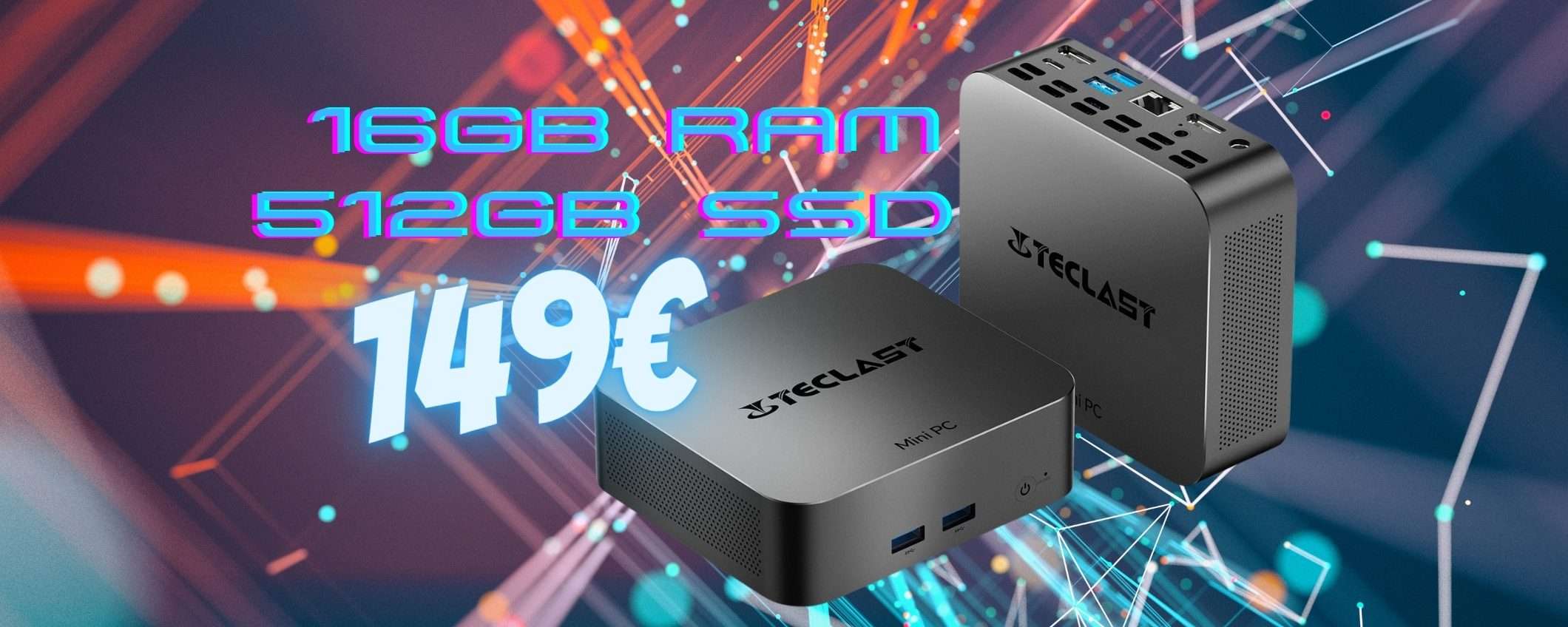 Mini PC PAZZESCO: 16GB RAM e 512GB SSD tuo a soli 149€ su Amazon Mini PC PAZZESCO: 16GB RAM e 512GB SSD tuo a soli 149€ su Amazon