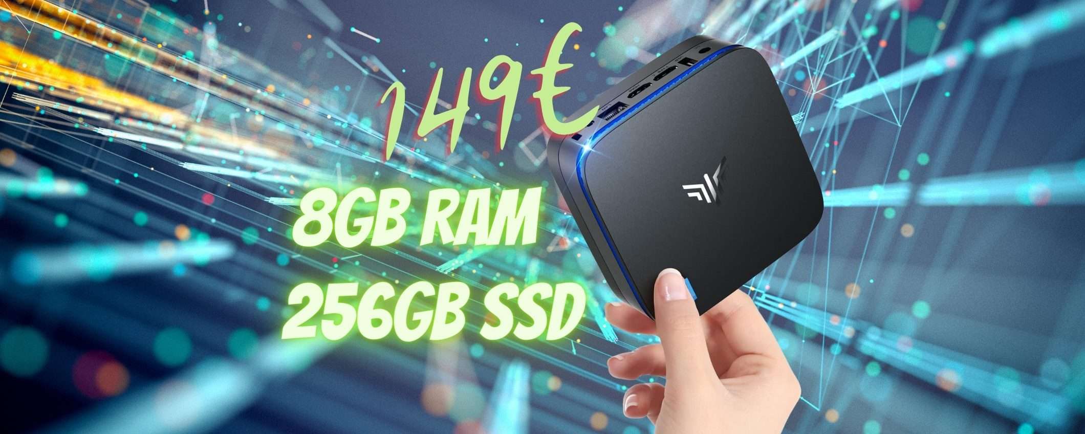 Mini PC a PREZZO SCONVOLGENTE: solo 149€ su Amazon (imperdibile)