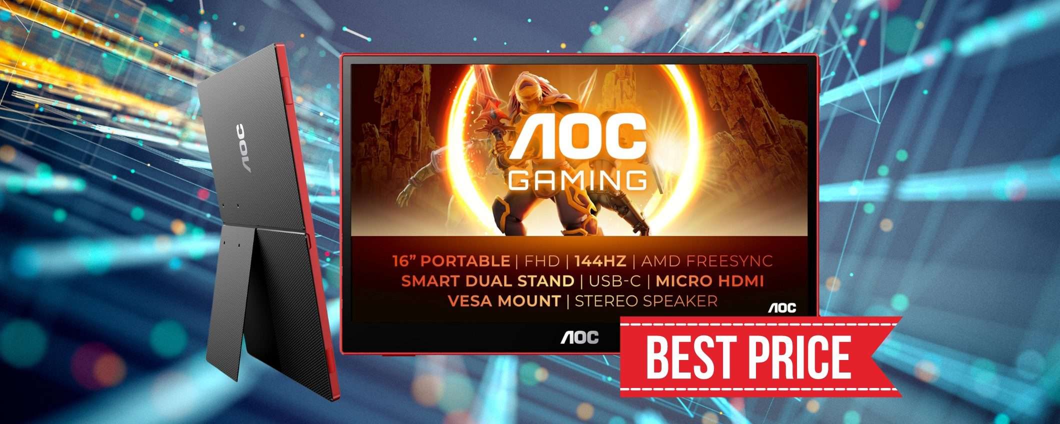 Monitor da gaming portatile FHD da 16 Monitor da gaming portatile FHD da 16