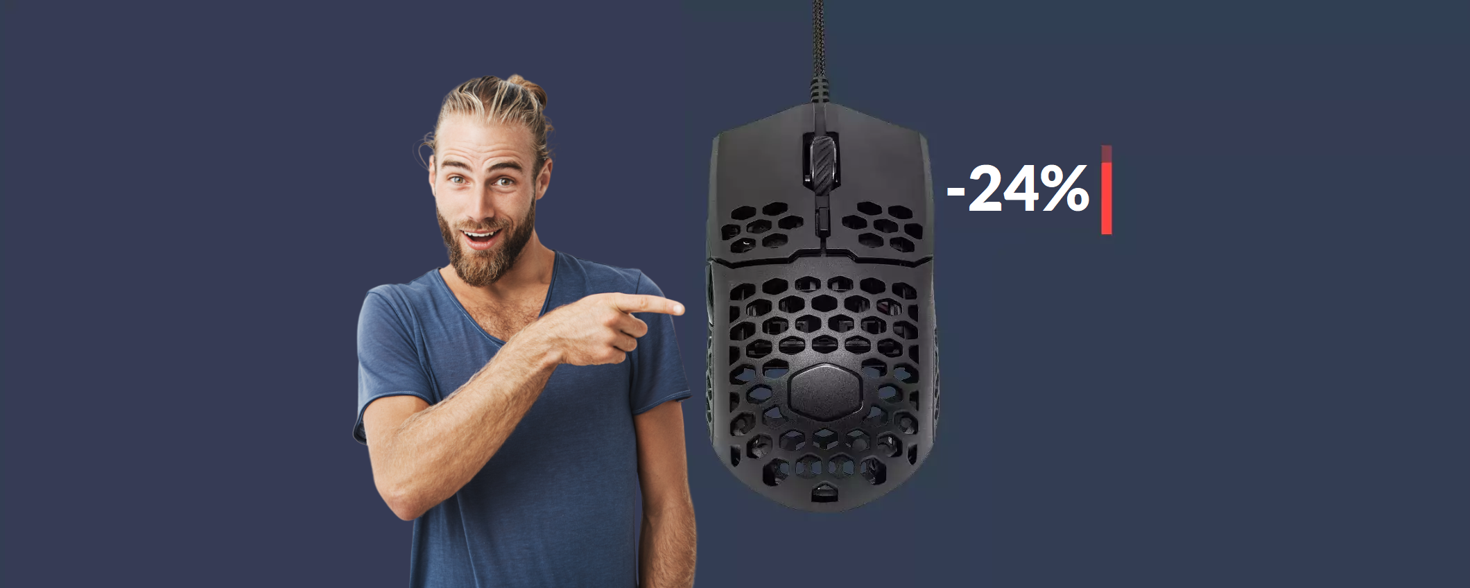 Mouse TRASPIRANTE che ti farà dimenticare le mani sudate (38€)