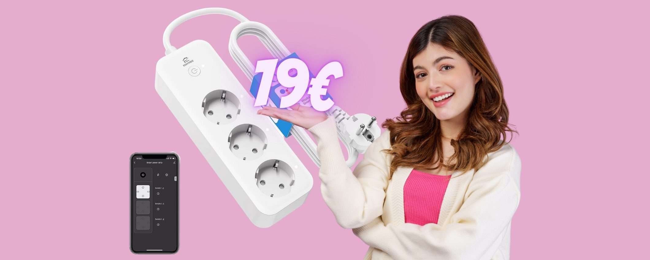 Multipresa WiFi per una CASA sempre più SMART, solo 19€ su Amazon Multipresa WiFi per una CASA sempre più SMART, solo 19€ su Amazon