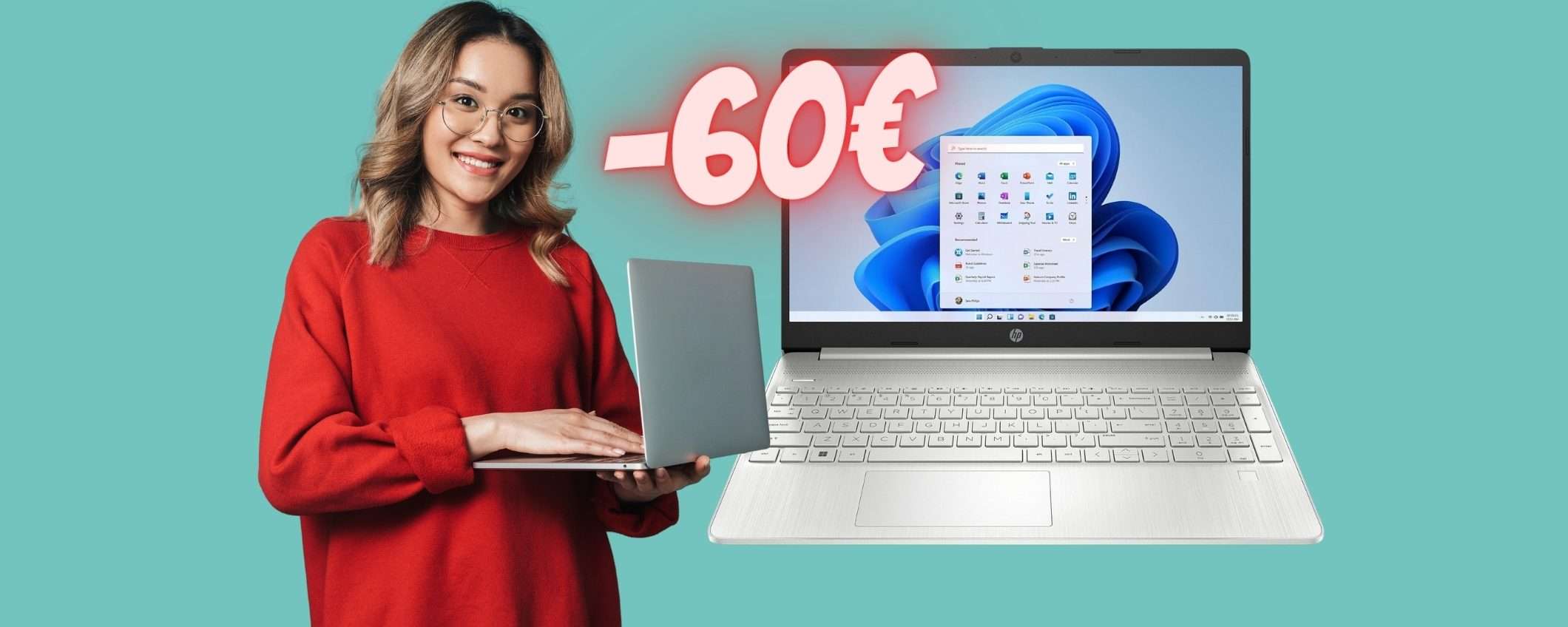 Notebook HP con Ryzen 5, 8GB di RAM e SSD da 256GB a un PREZZACCIO Notebook HP con Ryzen 5, 8GB di RAM e SSD da 256GB a un PREZZACCIO