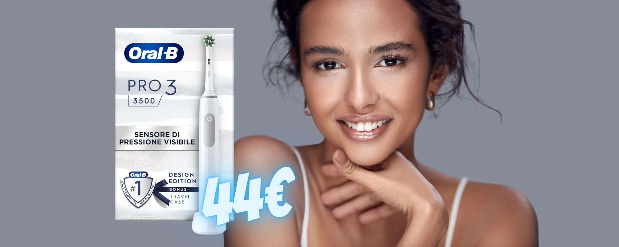 Oral-B Pro 3 in SCONTO del 38% ora è tuo a soli 44€ su Amazon Oral-B Pro 3 in SCONTO del 38% ora è tuo a soli 44€ su Amazon