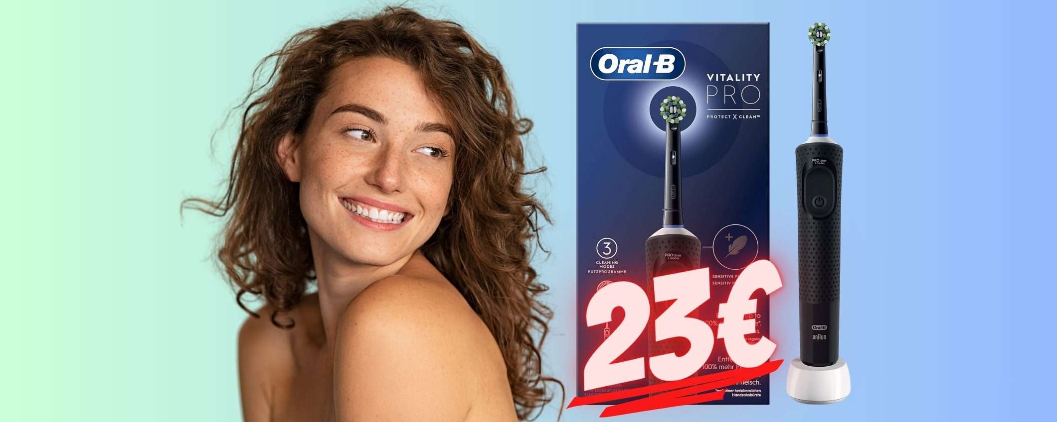 Oral-B Vitality Pro: lo spazzolino elettrico più ECONOMICO, solo 23€ Oral-B Vitality Pro: lo spazzolino elettrico più ECONOMICO, solo 23€