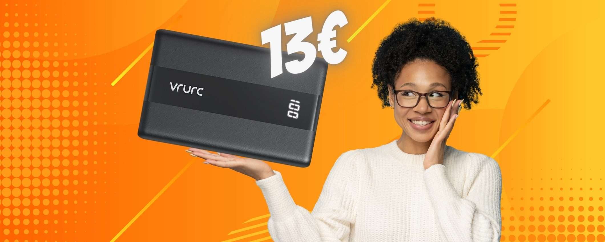 Power Bank da 10000 mAh con display e 3 uscite a SOLI 13€, WOW Power Bank da 10000 mAh con display e 3 uscite a SOLI 13€, WOW