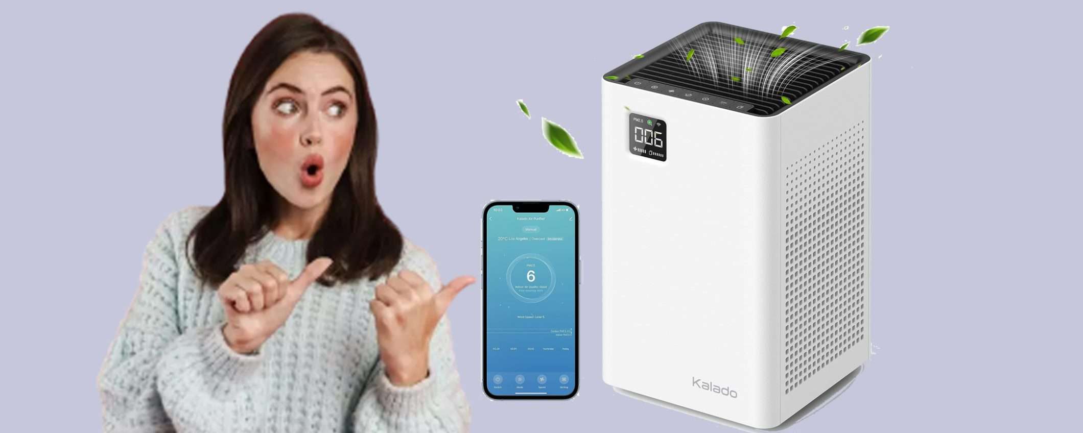 Purificatore d'aria smart WiFi a METÀ PREZZO: doppio sconto WOW