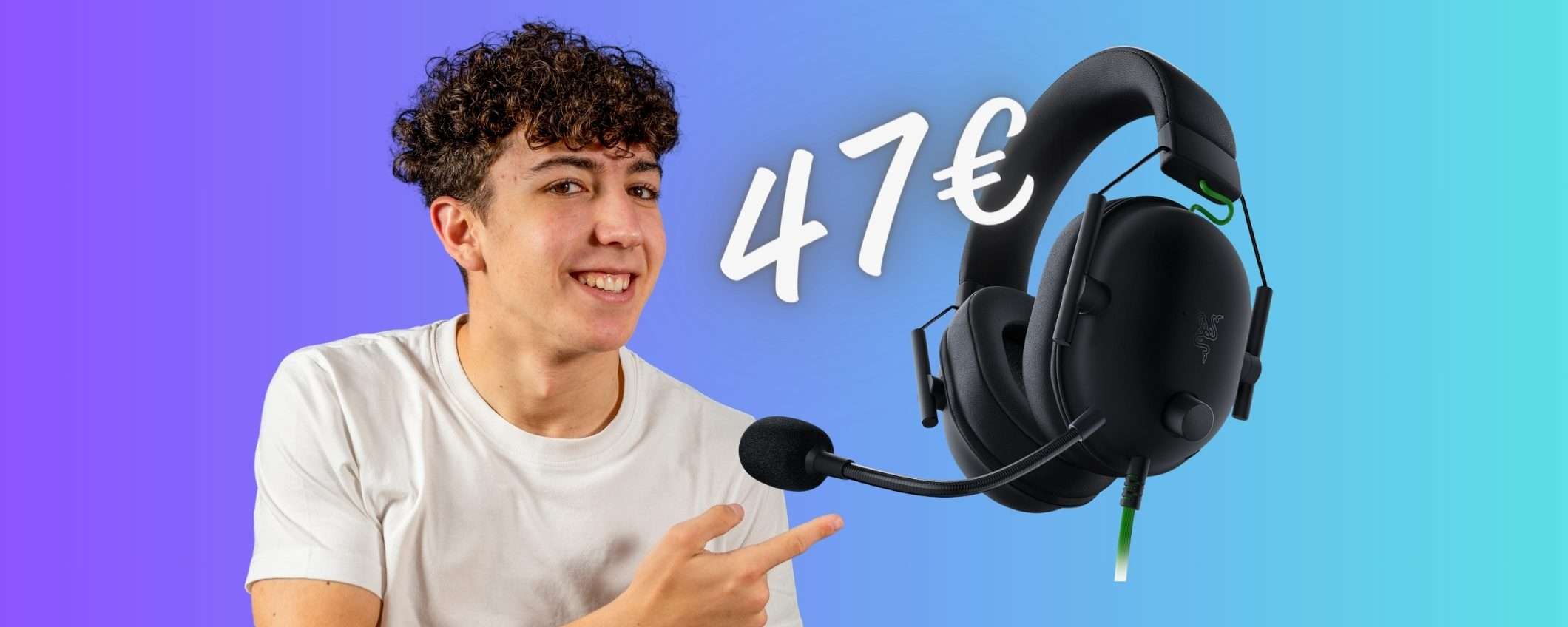 Razer BlackShark V2 X: cuffie da gaming con microfono in SCONTO del 41% Razer BlackShark V2 X: cuffie da gaming con microfono in SCONTO del 41%