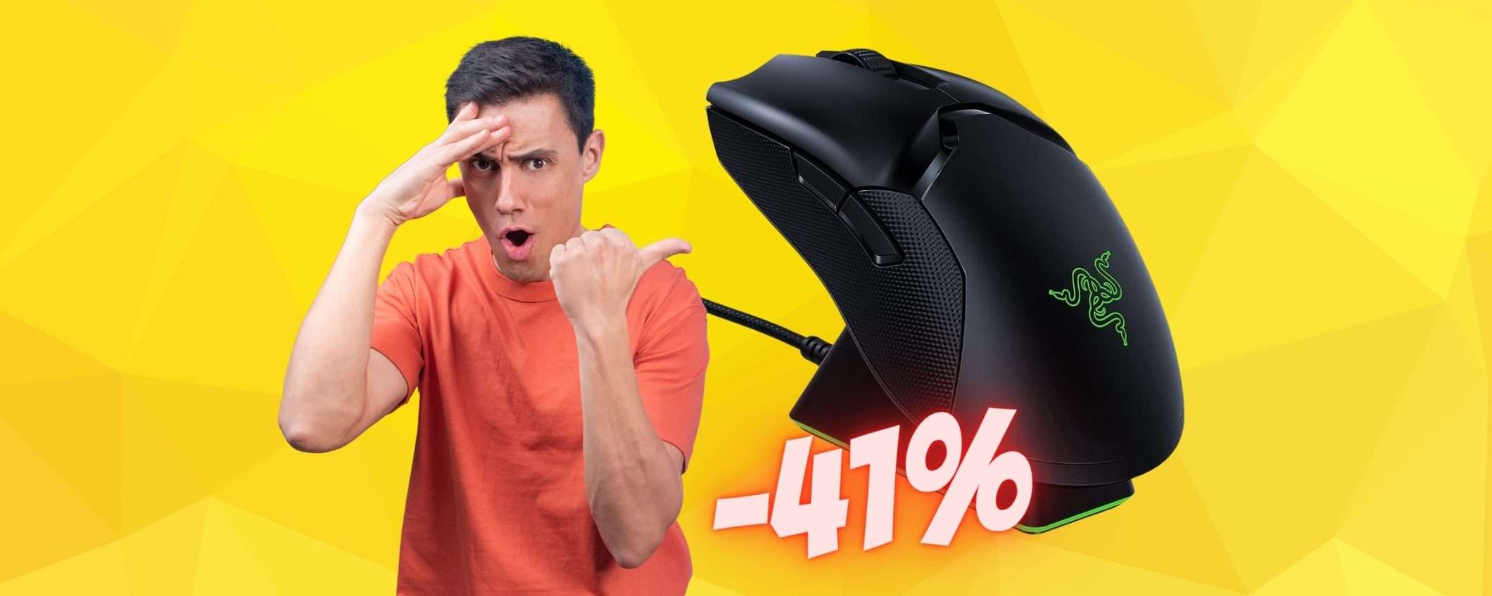 Razer Viper Ultimate: il mouse wireless da veri gamer a PREZZO SHOCK Razer Viper Ultimate: il mouse wireless da veri gamer a PREZZO SHOCK