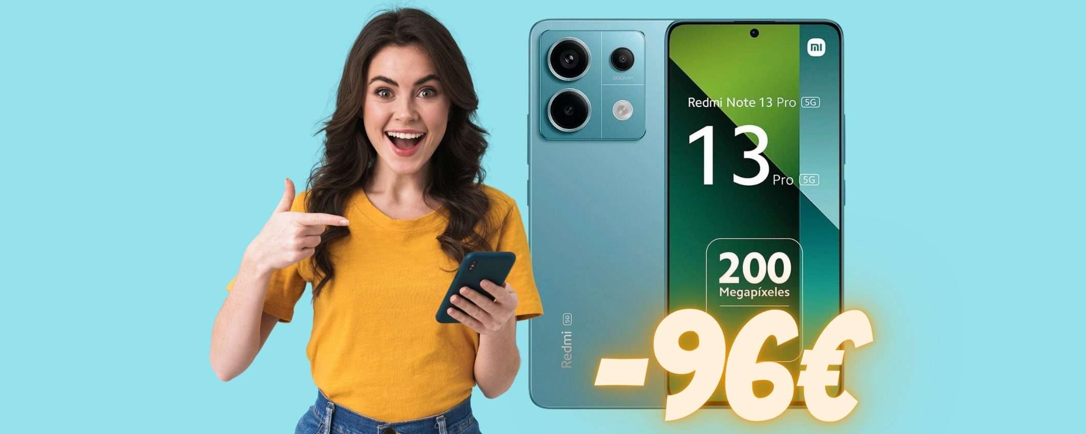 Redmi Note 13 Pro 5G (12/512GB) in OFFERTA BOMBA su eBay (-96€) Redmi Note 13 Pro 5G (12/512GB) in OFFERTA BOMBA su eBay (-96€)