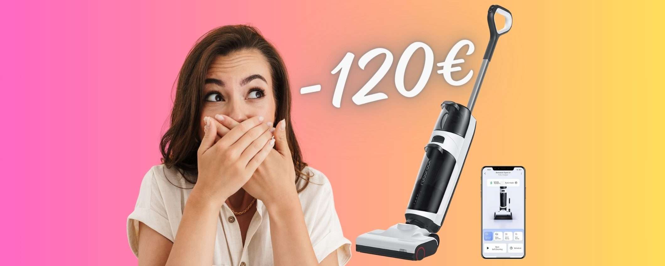 Roborock Dyad Air: l'aspirapolvere/lavapavimenti in SCONTO di 120€ Roborock Dyad Air: l'aspirapolvere/lavapavimenti in SCONTO di 120€