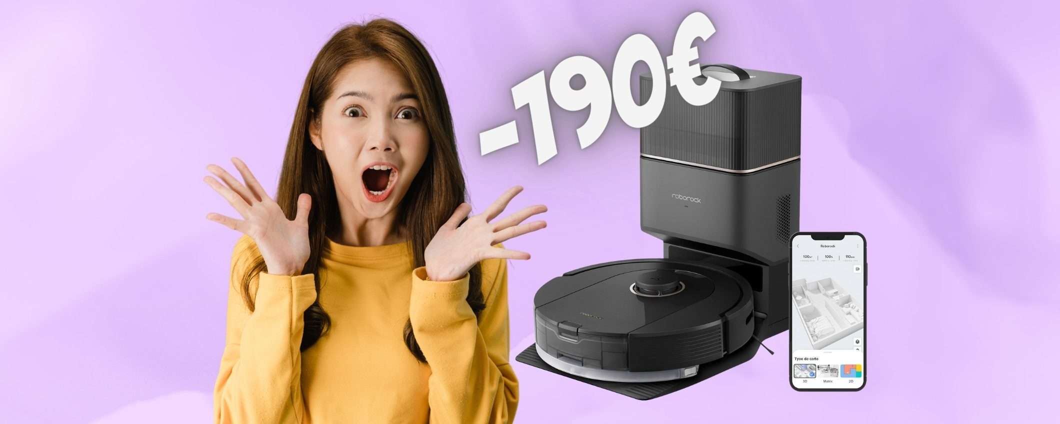 Roborock Q5 Pro+: aspira, lava e si svuota da solo, su Amazon a -190€ Roborock Q5 Pro+: aspira, lava e si svuota da solo, su Amazon a -190€