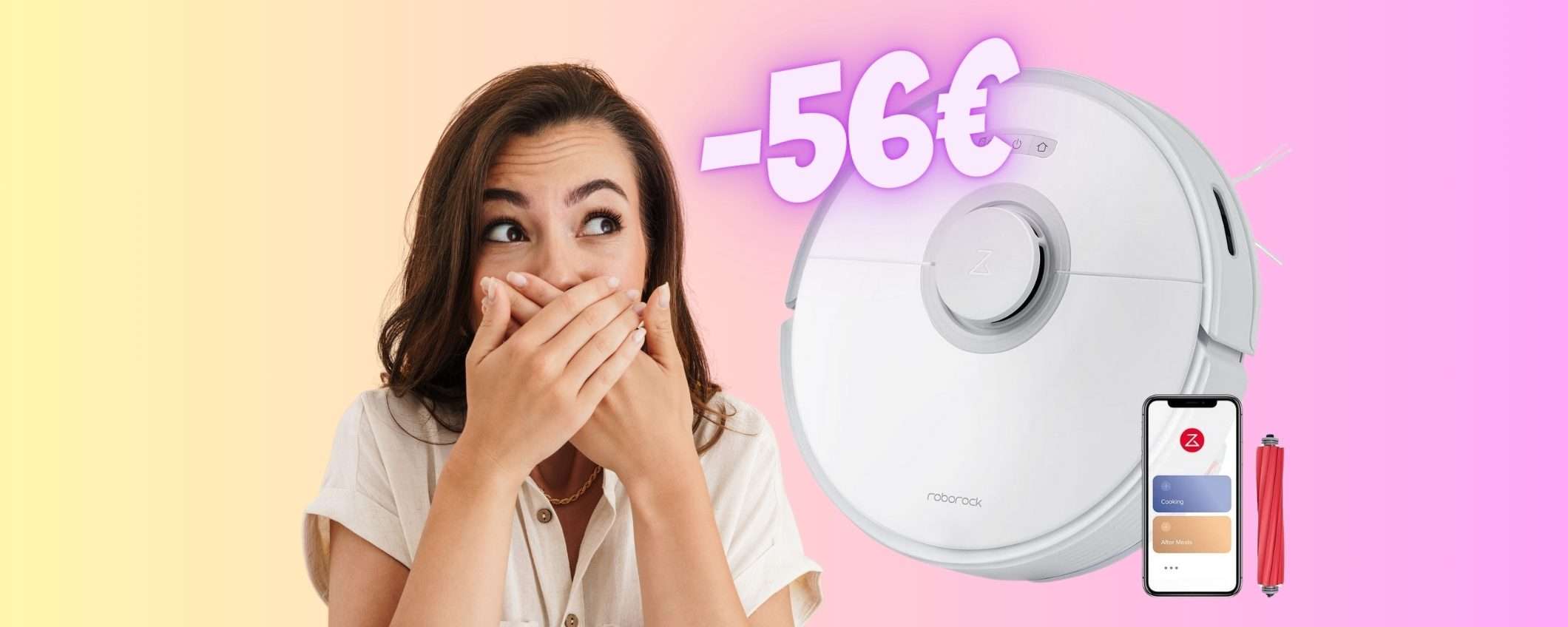 Roborock Q7 MAX: il robot che aspira e lava è tuo a 56€ in MENO Roborock Q7 MAX: il robot che aspira e lava è tuo a 56€ in MENO