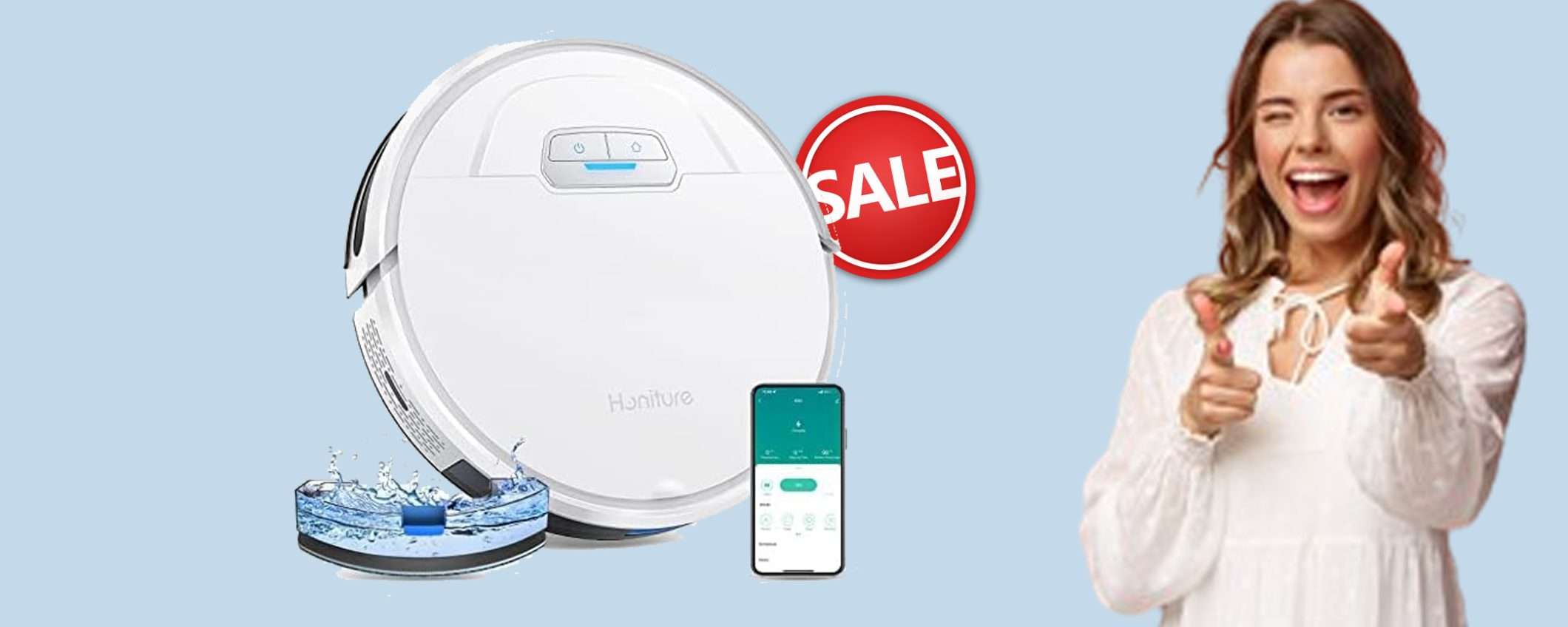 Robot aspira e lava Smart 3 in 1: IMPERDIBILE a questo prezzo (-27%) Robot aspira e lava Smart 3 in 1: IMPERDIBILE a questo prezzo (-27%)