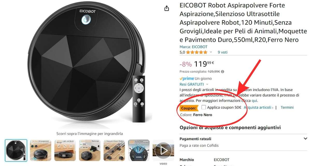 robot-aspirapolvere-prezzo-fuori-testa-solo-69e-limitatissimo-coupon