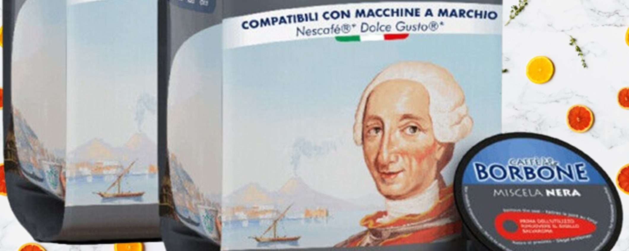 Caffè Borbone miscela Nera: 180 capsule per Dolce Gusto Nescafé scontate del 50% Caffè Borbone miscela Nera: 180 capsule per Dolce Gusto Nescafé scontate del 50%