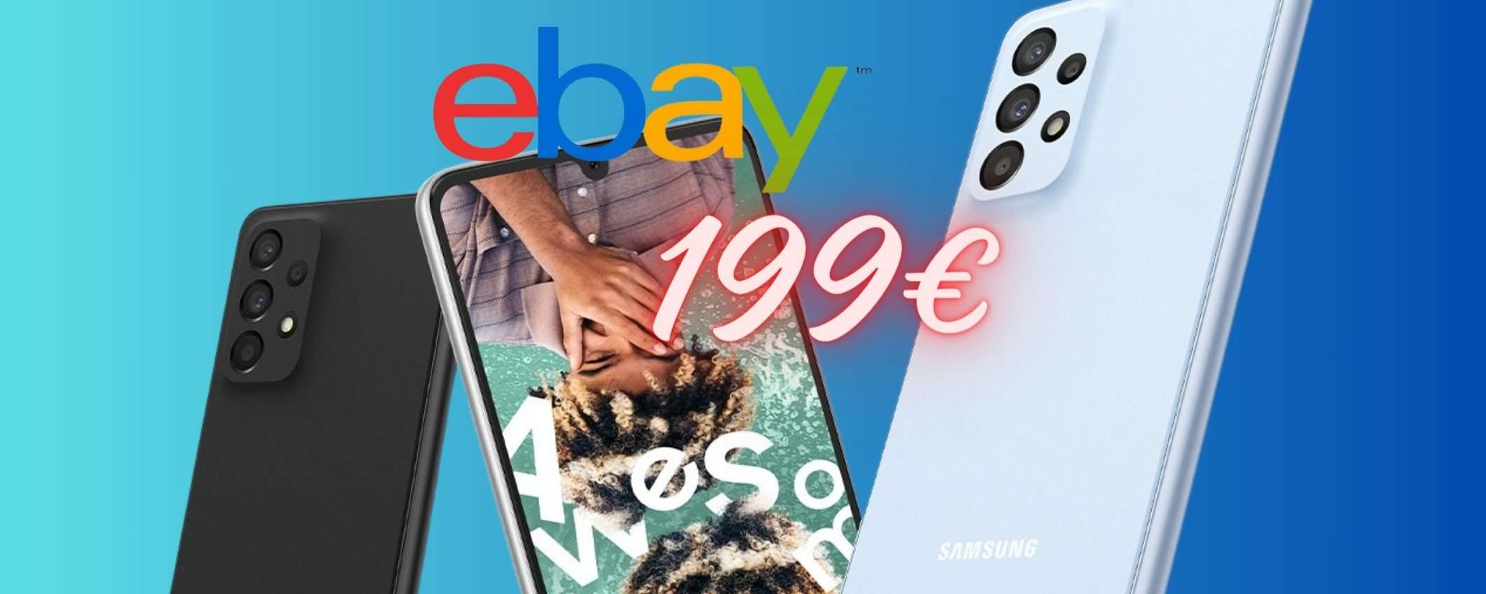 Samsung Galaxy A33 5G da 128GB in OFFERTA BOMBA su eBay (solo 199€) Samsung Galaxy A33 5G da 128GB in OFFERTA BOMBA su eBay (solo 199€)