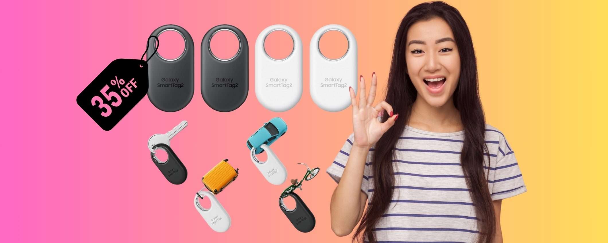 Samsung Galaxy SmartTag2 (4 Pezzi) al 35% su Amazon: trova oggetti WOW Samsung Galaxy SmartTag2 (4 Pezzi) al 35% su Amazon: trova oggetti WOW