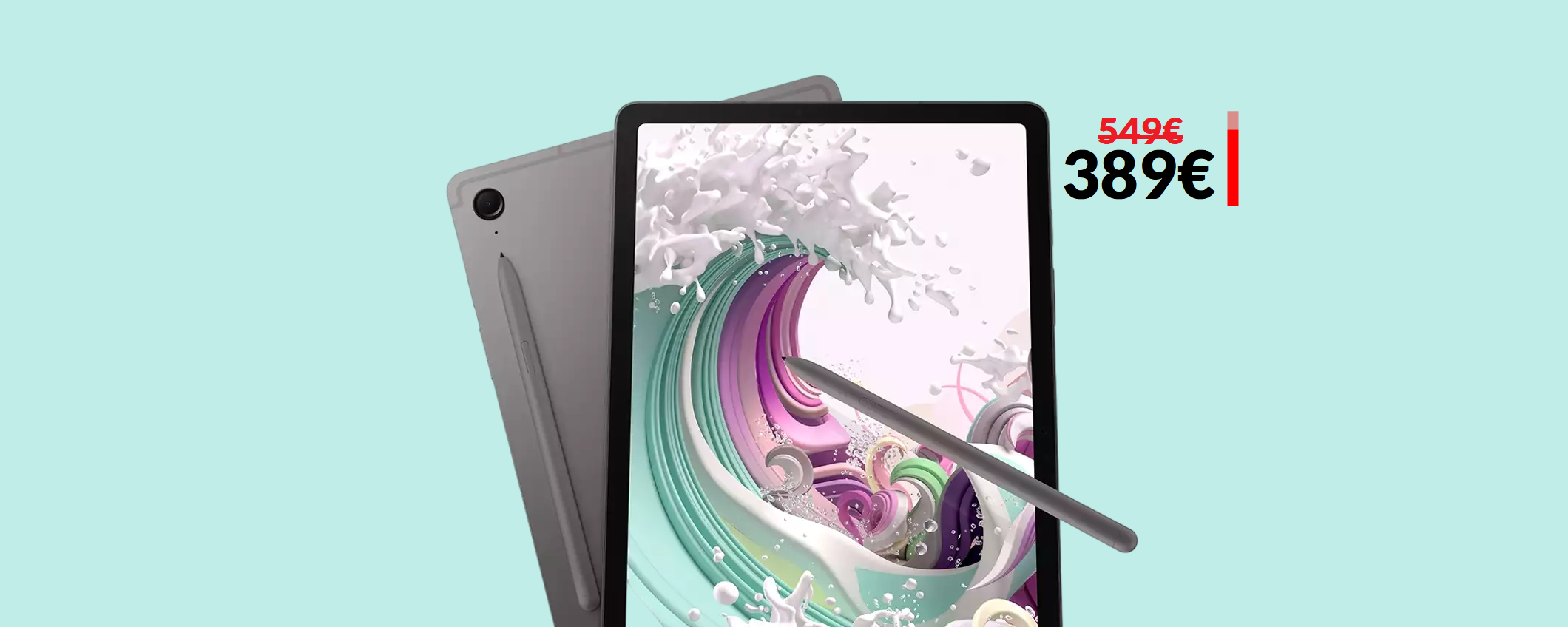 Samsung Galaxy Tab S9 FE con S Pen: il prezzo crolla su Amazon