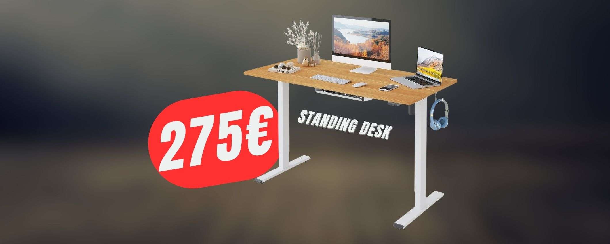 Dimentica il mal di schiena: la SCRIVANIA REGOLABILE a 275€ lo risolverà! Dimentica il mal di schiena: la SCRIVANIA REGOLABILE a 275€ lo risolverà!