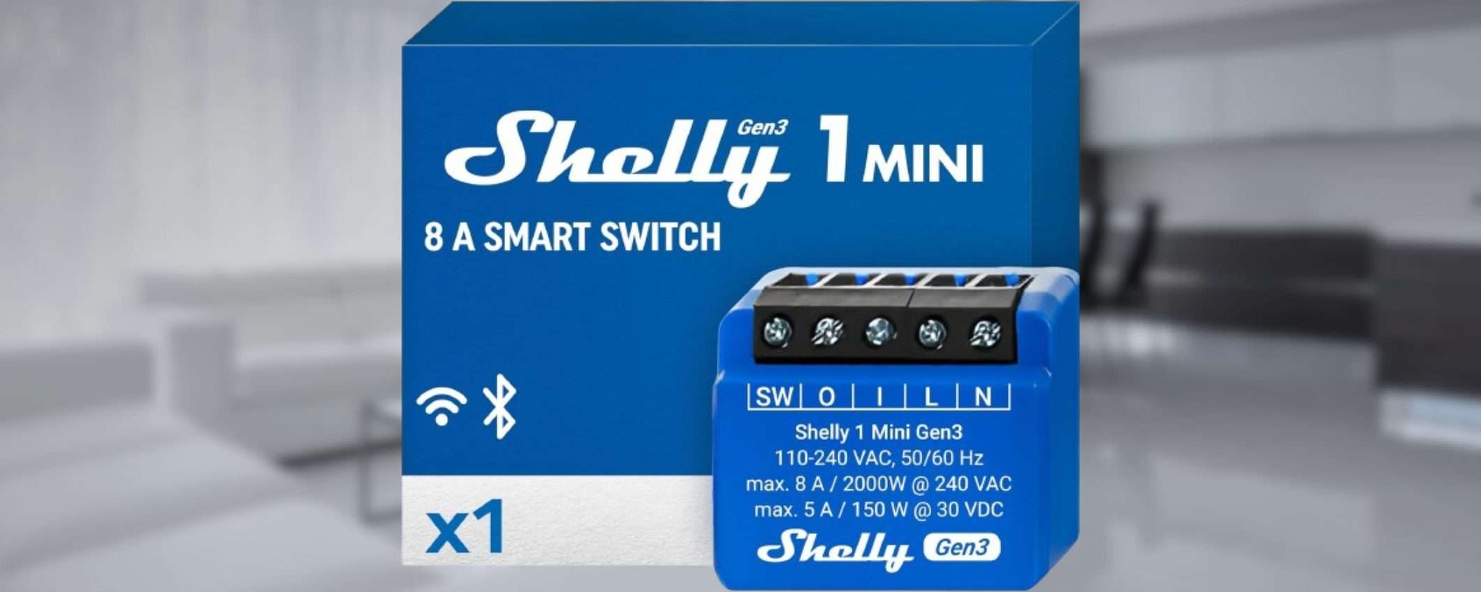 Sconto 50% per l'interruttore SMART di Shelly: a 9,99€ è DA AVERE (Amazon)